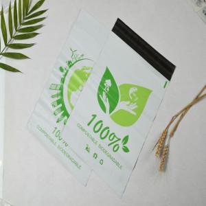 Kiváló minőségű, egyedi nyomtatott Composble Biodegradálható kukoricakeményítő öntapadós zsákok